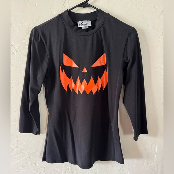 Vixen by Micheline Pitt Black Halloween Top - Picture 1 of 6